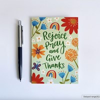 Rejoice - A6 Recycled Notebook (Notebook / Blank Book)