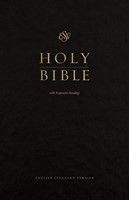 ESV Pew Bible with Responsive Readings, Hardcover, Black (Hard Cover)