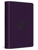 ESV Large Print Bible, Trutone, Lavender, Emblem Design (Imitation Leather)