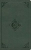 Esv Thinline Bible, Red Letter, Trutone, Quiet Forest (Imitation Leather)
