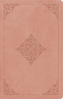 ESV Large Print Thinline Reference Bible, Blush Rose (Imitation Leather)
