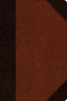 ESV Wide Margin Reference Bible, Brown/Cordovan (Imitation Leather)