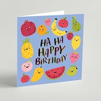 Haha Happy Birthday Square Card (Cards)