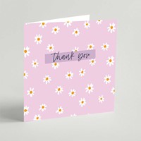 Thank You Daisy Square Card (Cards)