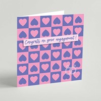 Congrats On Your Engagement Square Card (Cards)