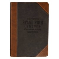 Stand Firm in the Faith Faux Leather Classic Journal (Imitation Leather)