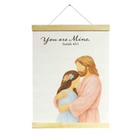 Christian Canvas Wall Art - You Are Mine Isaiah 43:1 (Poster)