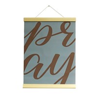 Christian Canvas Wall Art - Pray (Poster)