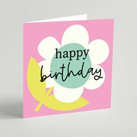Happy Birthday (Pink) Greeting Card (Cards)