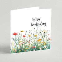 Happy Birthday (Meadow) Greeting Card (Cards)