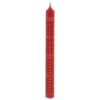 Names of Jesus Red Advent Candle - Isaiah 9:6 (Candle)