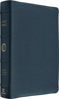 ESV Heirloom Bible, Scriptura Sacra, Blue Calfskin (Genuine Leather)