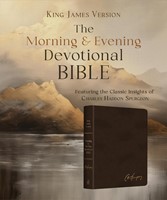 Charles Spurgeon's Morning & Evening Devotional Bible KJV (Imitation Leather)