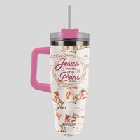 Take the Reins - 30oz Stainless Steel Mug with Straw (General Merchandise)