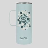 Made to Worship - 22oz Stainless Steel Mug with Handle (General Merchandise)
