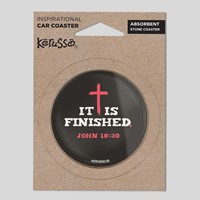 It Is Finished - Car Coaster (General Merchandise)
