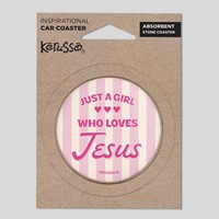 Just a Girl - Car Coaster (General Merchandise)