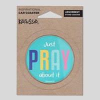 Just Pray - Car Coaster (General Merchandise)
