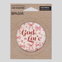 God is Love - Car Coaster (General Merchandise)