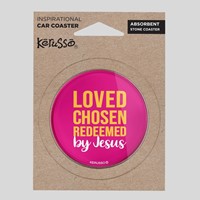 Loved Chosen Redeemed - Car Coaster (General Merchandise)