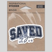 Saved By Grace Sticker (Stickers)