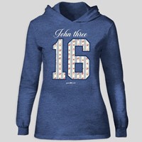 John 3:16 Hoody Tee Large (General Merchandise)