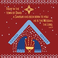 Today in the Town of David Christmas Cards (pack of 10) (Cards)