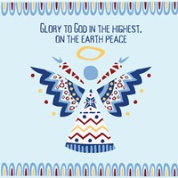 Glory to God Angel Christmas Cards (pack of 10) (Cards)