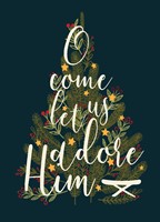 O Come Let Us Adore Him Christmas Cards (pack of 10) (Cards)