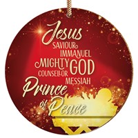 Saviour Ceramic Christmas Decoration (Ornament)