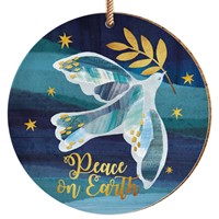 Dove Of Peace Ceramic Christmas Decoration (Ornament)