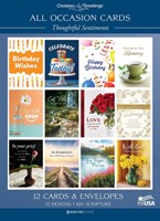 Thoughtful Sentiments All Occasion Boxed Cards (Pack of 12) (Cards)