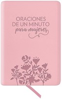 Oraciones de un minuto para mujeres, símil piel rosada (Imitation Leather)