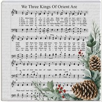Mini Christmas Sign Square: We Three Kings (Other Merchandise)