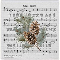 Mini Christmas Sign Square: Silent Night (Other Merchandise)