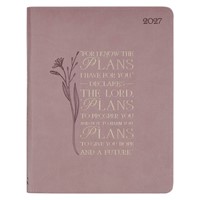 2027 Large 18 Month Planner: I Know The Plans (Imitation Leather)