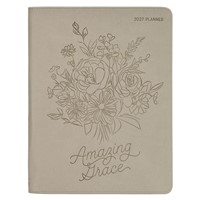 2027 Large 18 Month Planner: Amazing Grace (Imitation Leather)