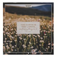 2027 Wall Calendar: The Earth Is The Lords (Calendar)