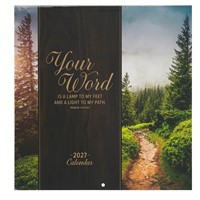 2027 Wall Calendar: Your Word Is A Lamp (Calendar)