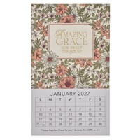 2027 Mini Magnet Calendar: Amazing Grace (Calendar)