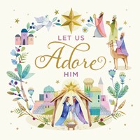Compassion Charity Christmas Cards: Let Us Adore Him (10 Pac (Cards)