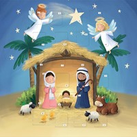 Advent Calendar Square Card: Cute Nativity (Other Merchandise)
