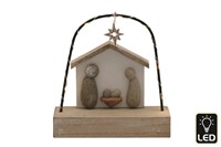 Pebble Nativity Led Decoration (Other Merchandise)