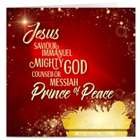 Saviour Luxury Christian Christmas Cards (Pack of 10) (Cards)