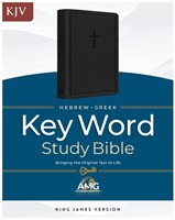 KJV Hebrew-Greek Key Word Study Bible, Black (Imitation Leather)