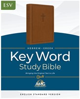 ESV Hebrew-Greek Key Word Study Bible, Brown (Imitation Leather)