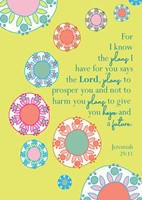 For I Know (Colour Burst) Postcard  - Pack Of 12 (Postcard)