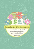 Great Is Your Faithfulness Postcard  - Pack Of 12 (Postcard)