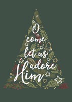 O Come Postcard  - Pack Of 12 (Postcard)