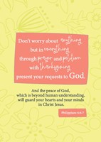 Peace Of God Postcard - Pack Of 12 (Postcard)